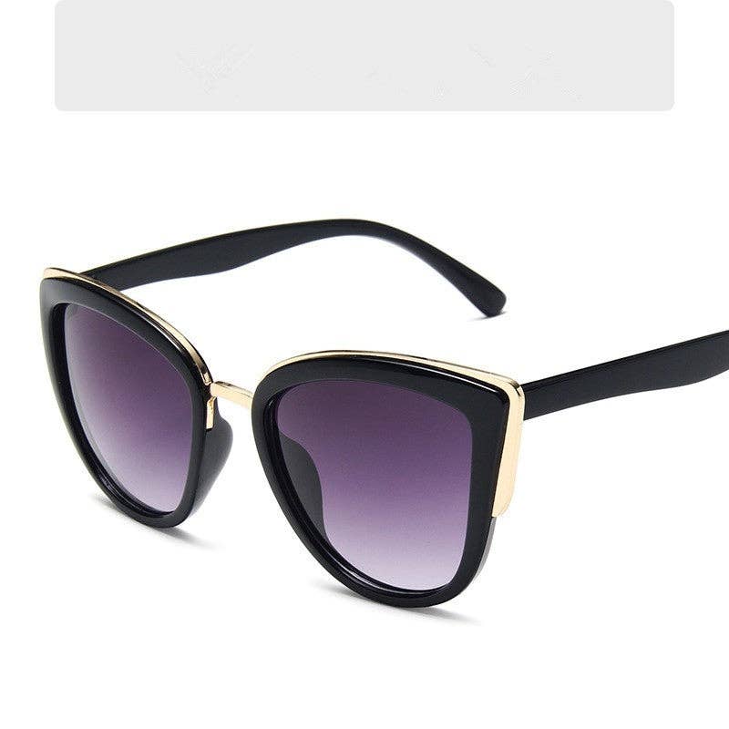 Vintage Cat Eye Sunglasses For Women's Fashion