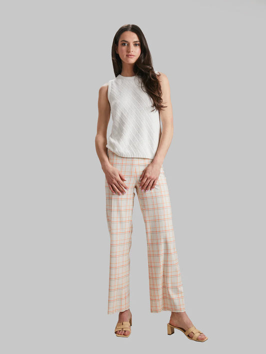 Cape Plaid Jules Clean Pull On Pant