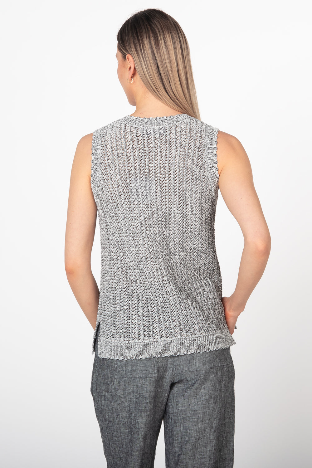V-Neck Tank Top Sweater Knitwear