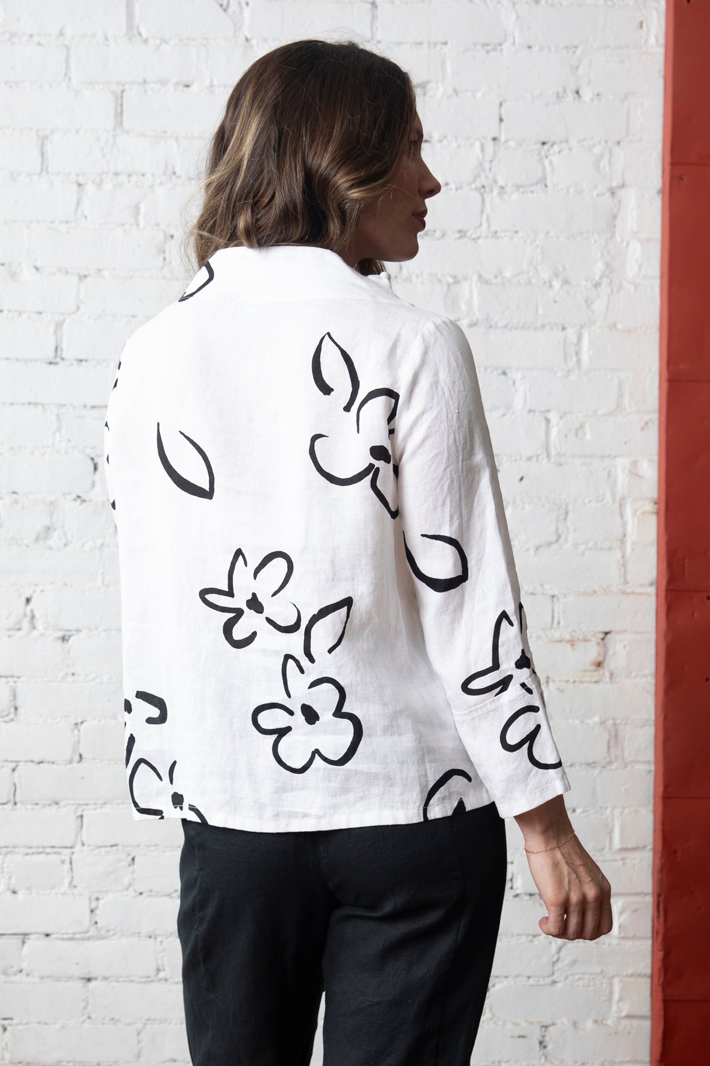 Linen Print Soho Occasion Jacket