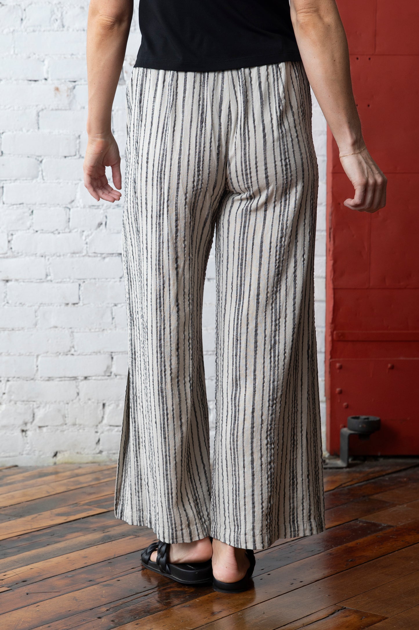 Retro Stripe Ankle Pant
