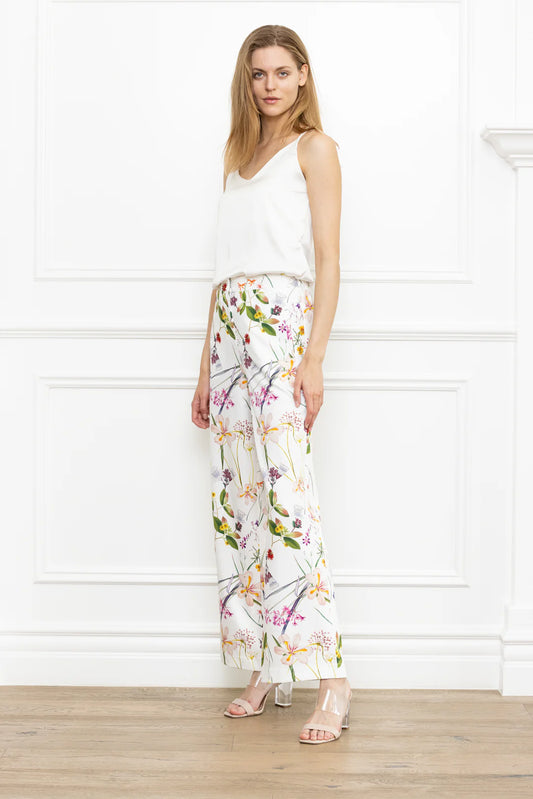 Floral Print Dress Pants
