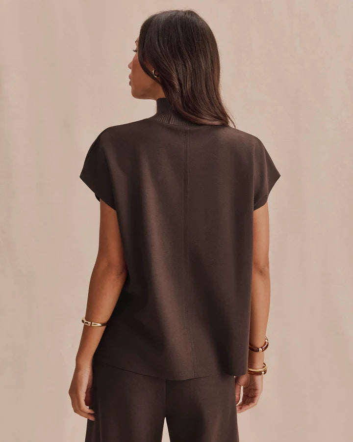 Winslow Mock Neck Pullover in Java