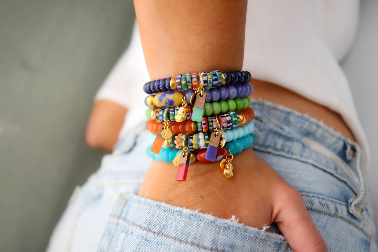 Skittles Elastic Bracelet