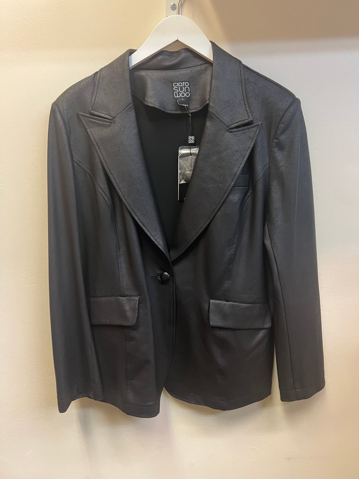 Liquid Leather Signature Pocket Blazer