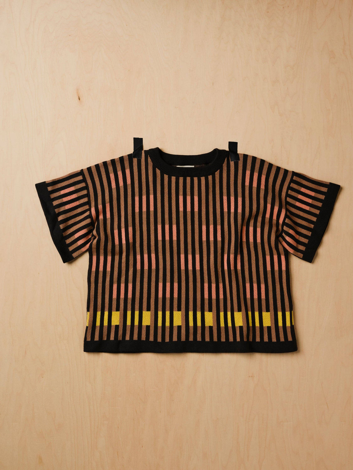 Bauhaus Short Sleeve Sweater Tee - Oxide