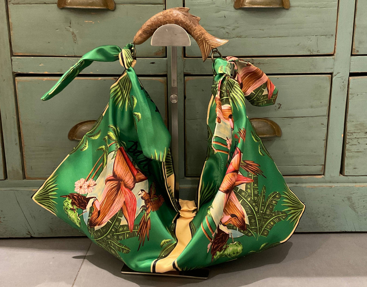 Small scarf bag 203822: Abricot