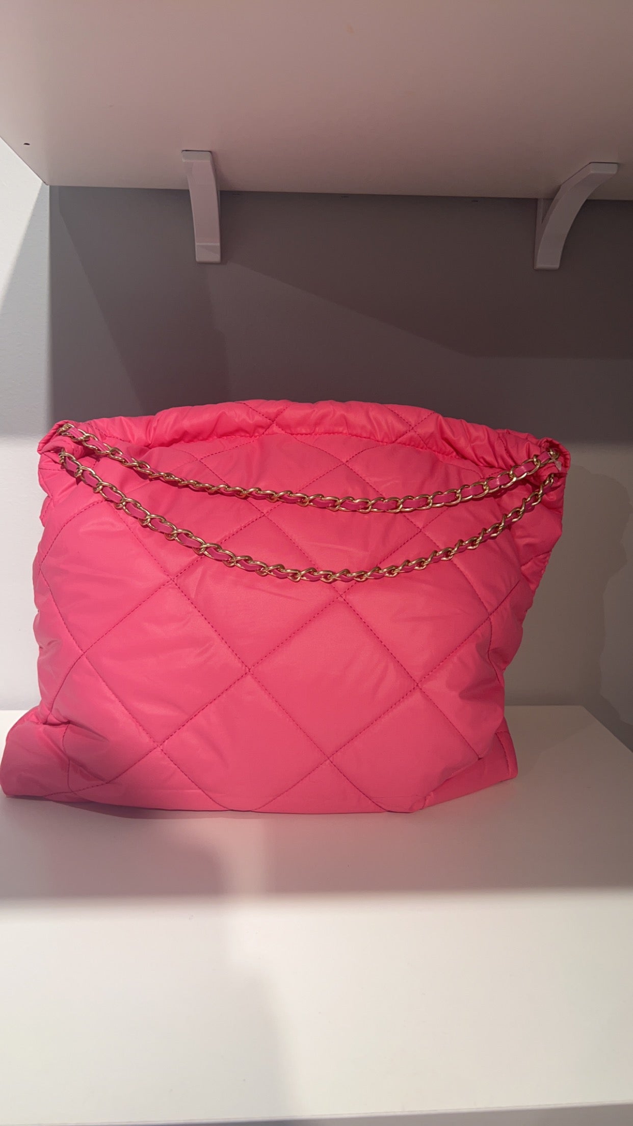 Quilted Puffer Shoulder Bag