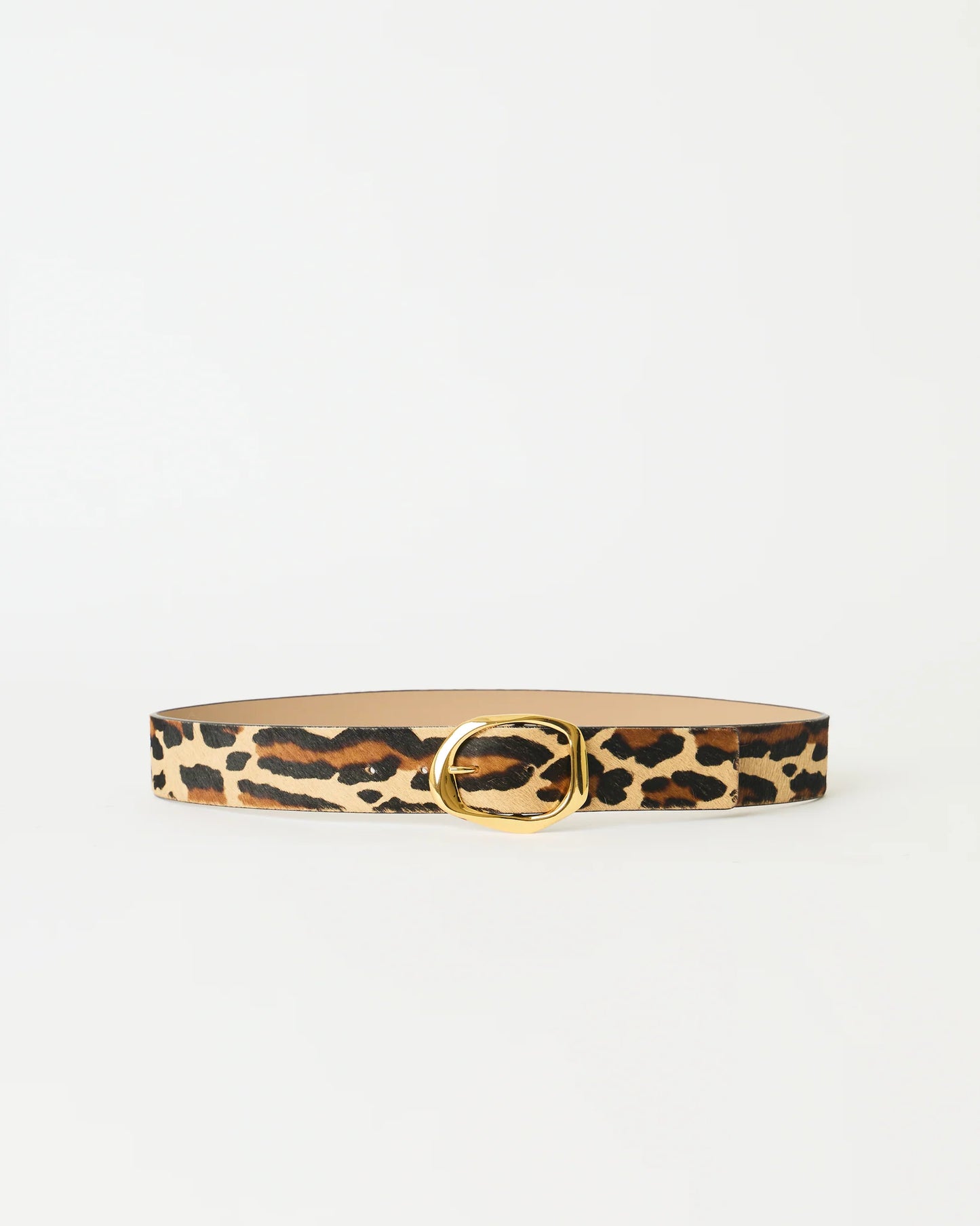 EDMOND MINI CALF-HAIR LEATHER BELT