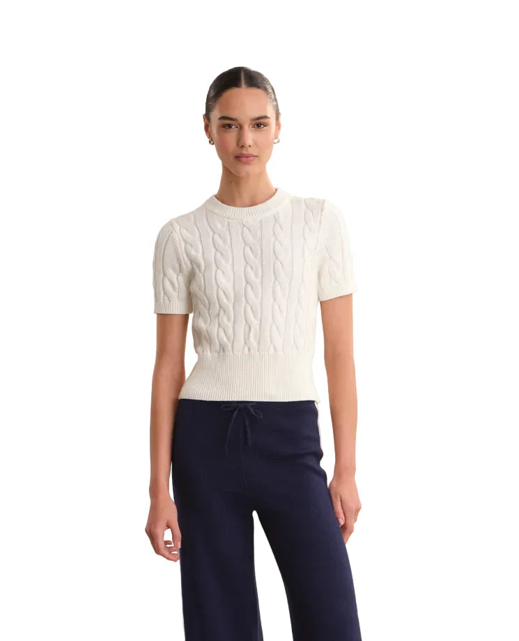 525 SKY CABLE CREW NECK PULLOVER