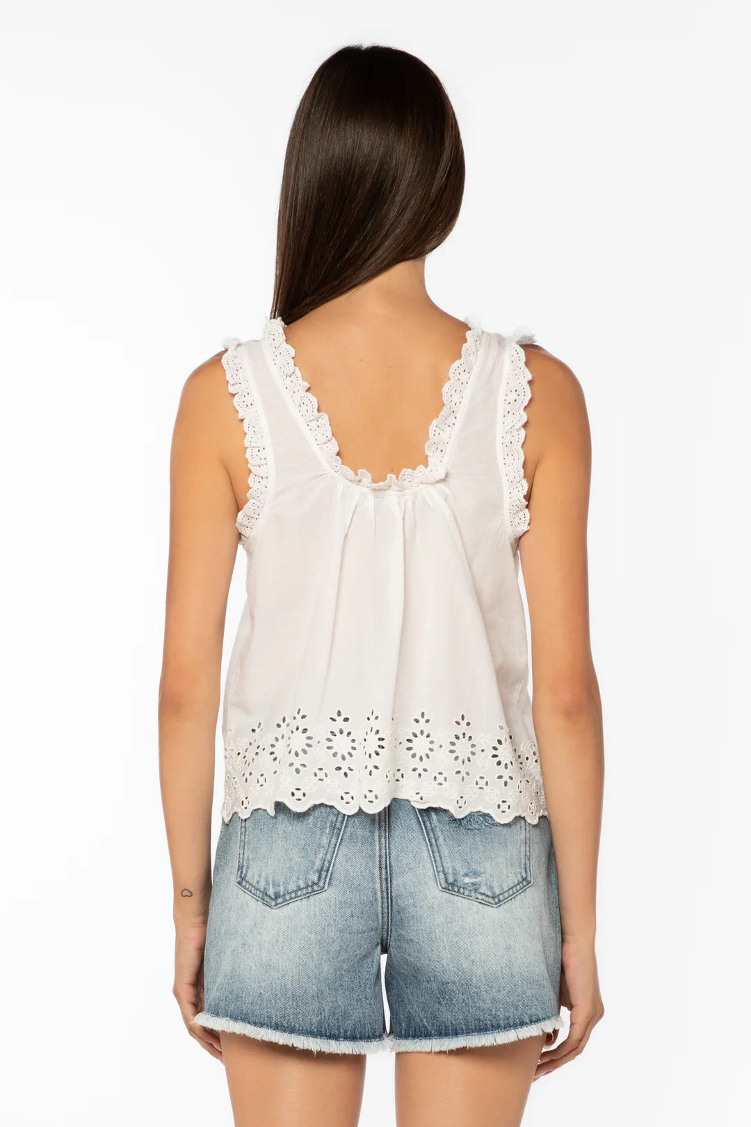 Velvet Heart ROSABEL OPTIC WHITE TANK