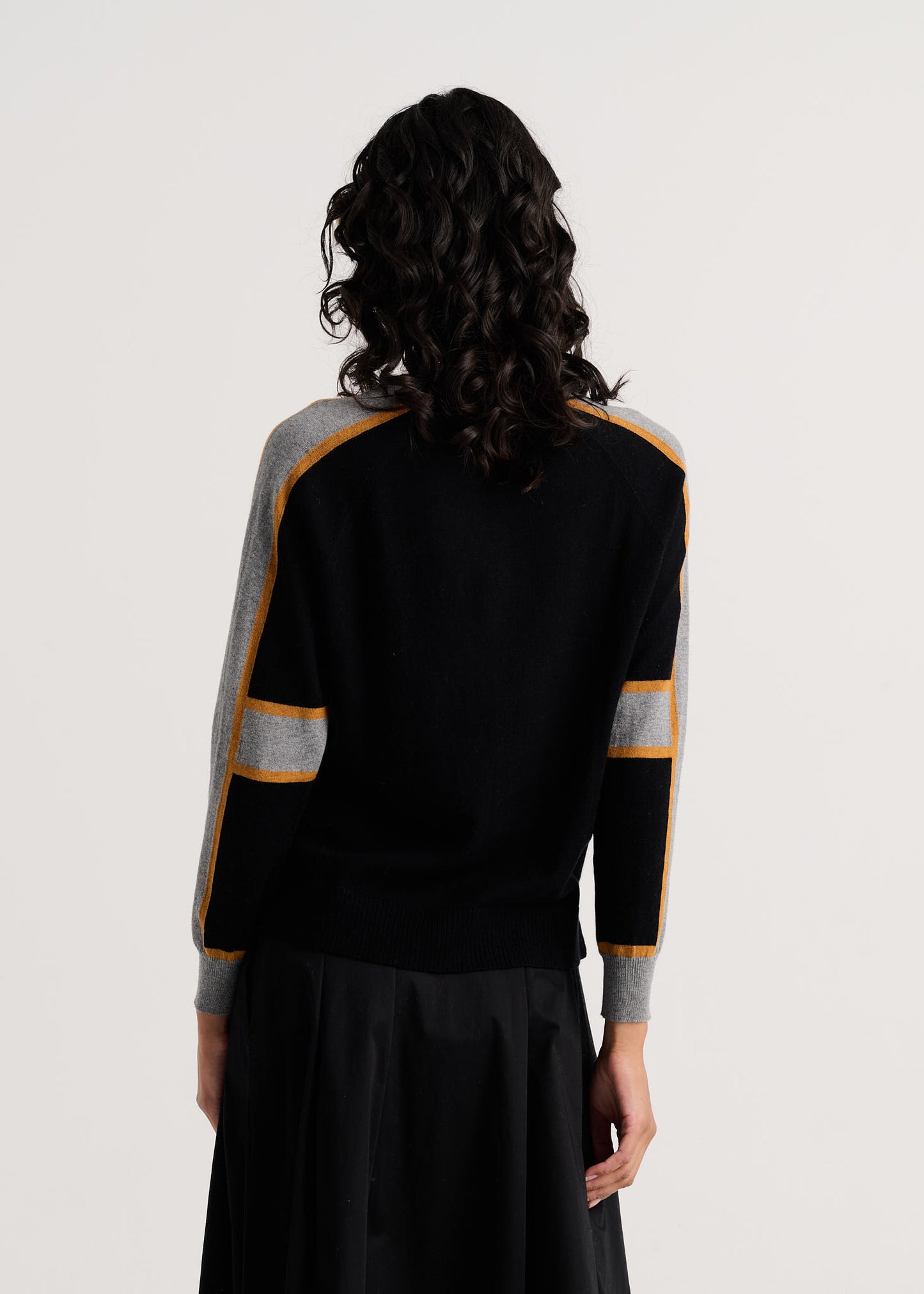 Block Play Sweater in Black