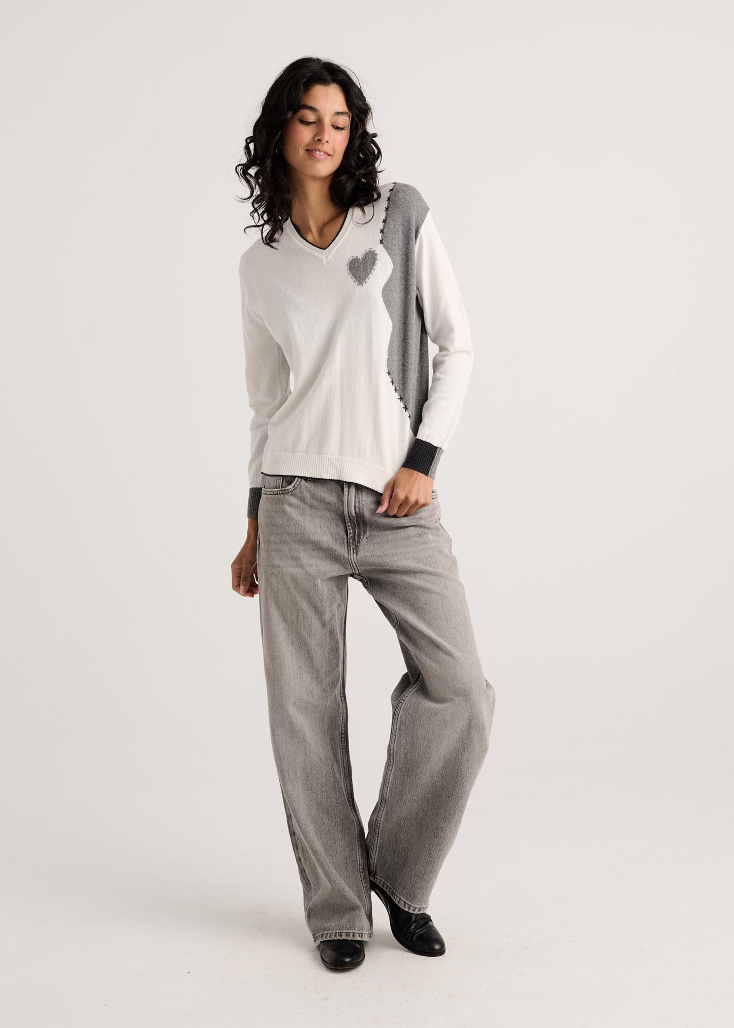 Threaded with Love V-neck Sweater