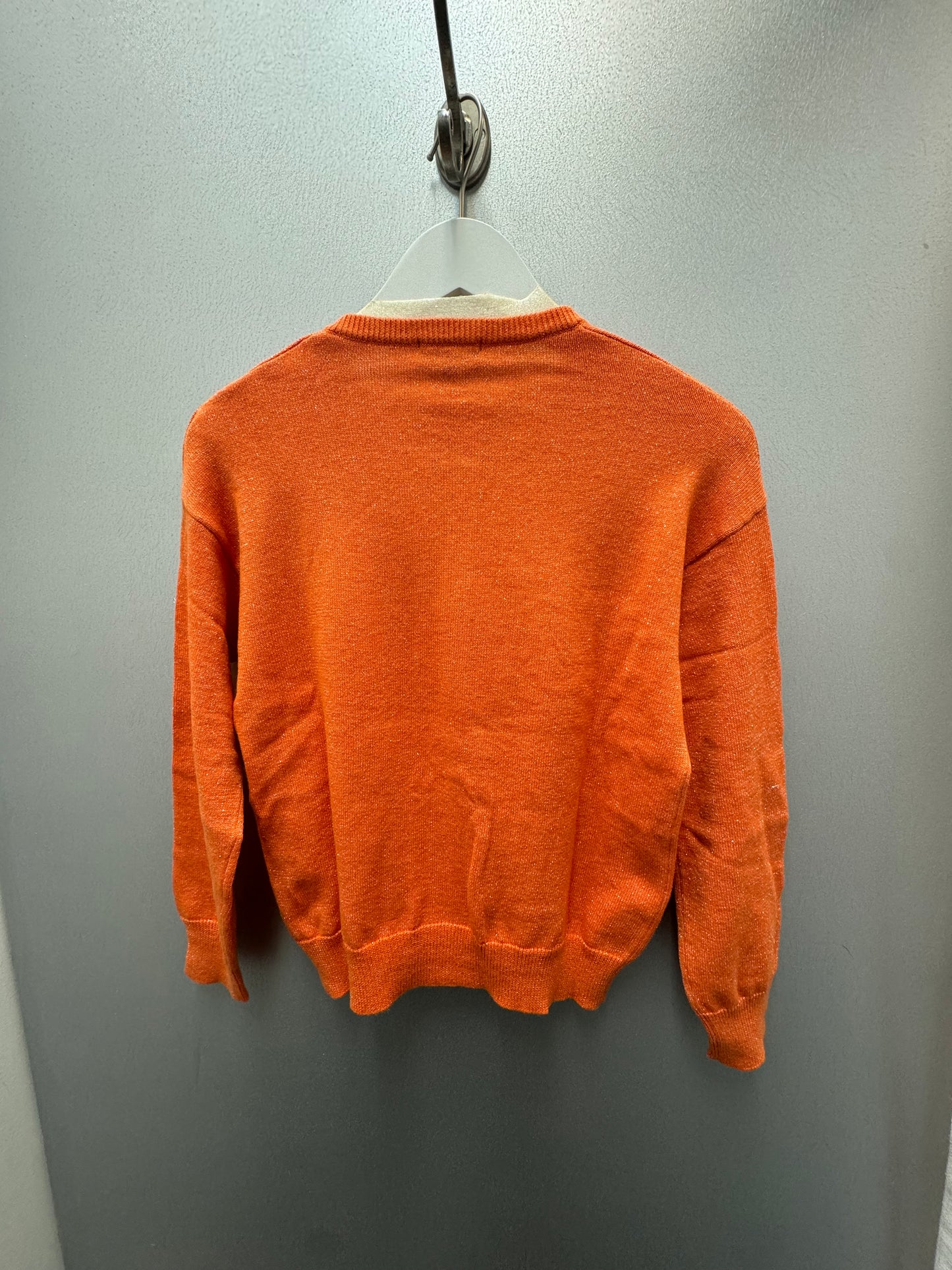 Zip Cardigan W/ Lurex