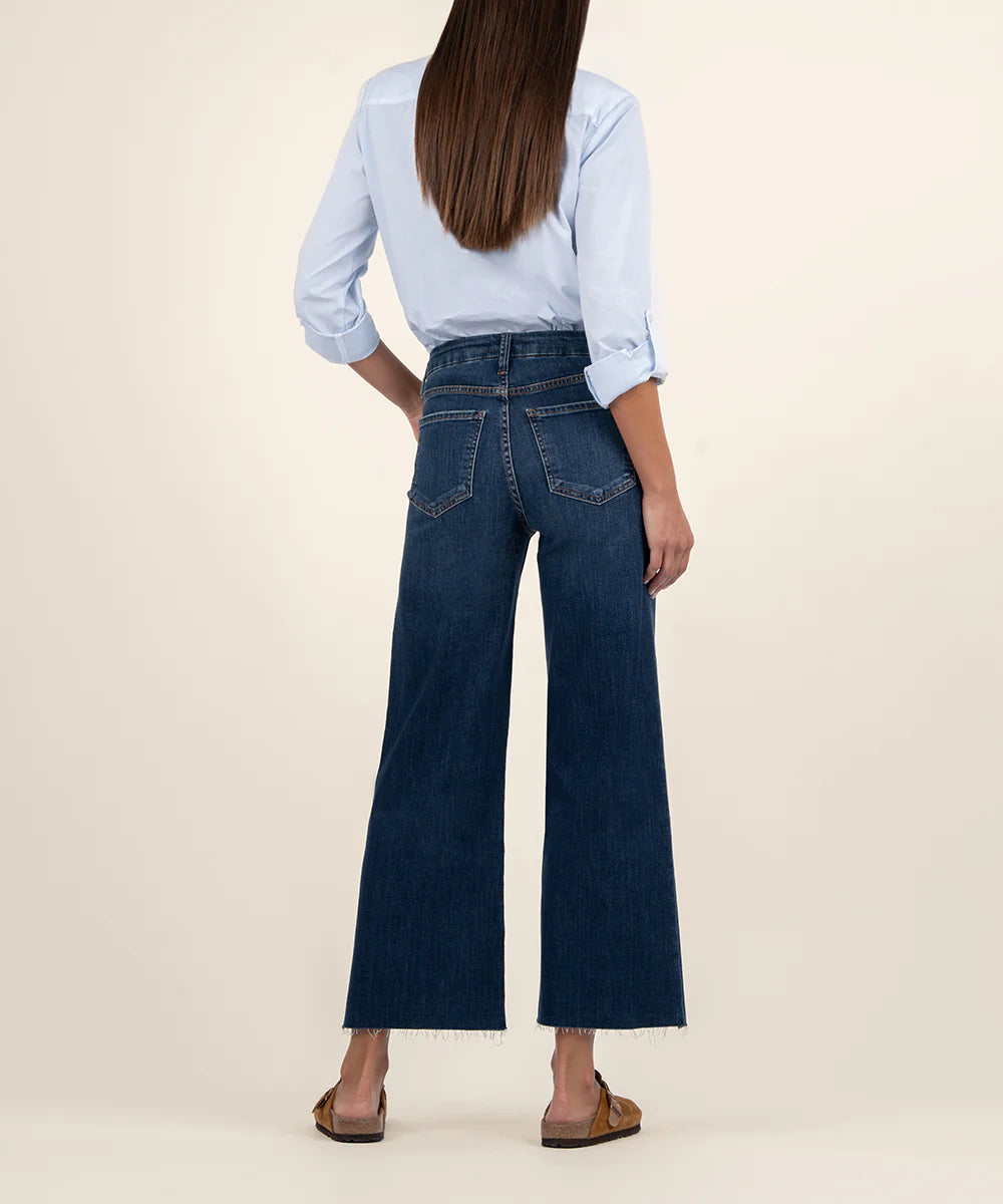 Meg High Rise Wide Leg - Exhibited Wash