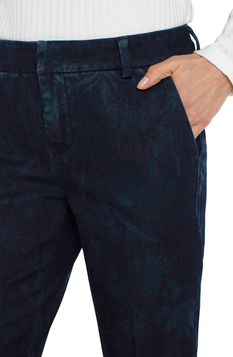 Kelsey Flare Trouser - Shadow Floral