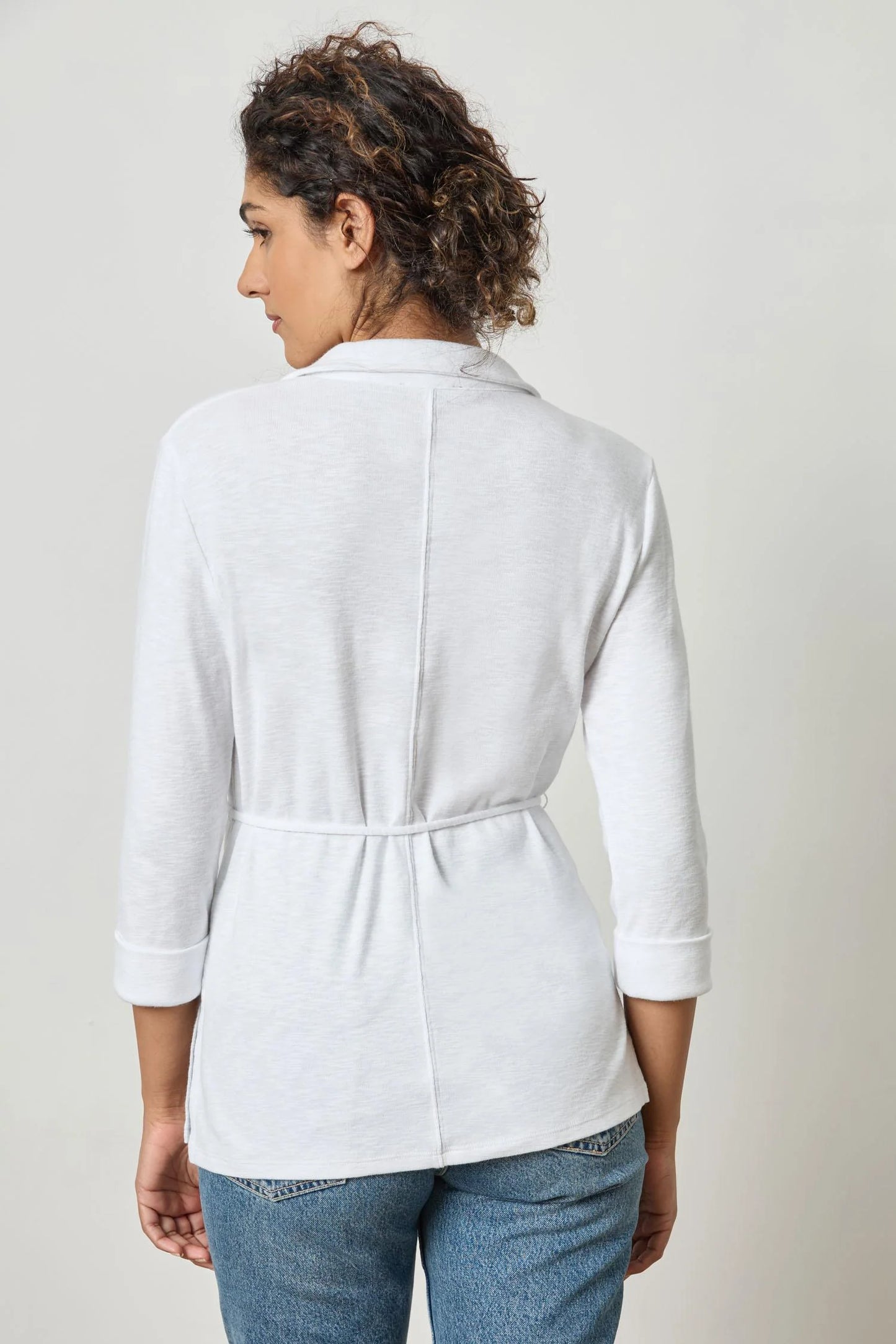 3/4 Sleeve Collared Top