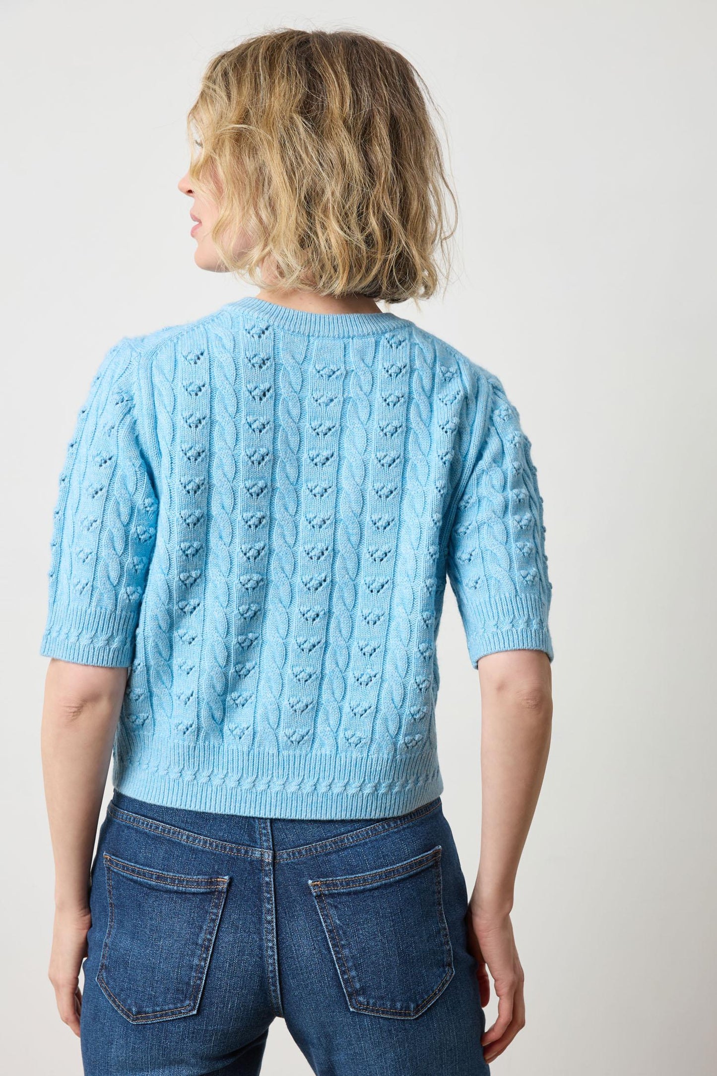 Short Sleeve Cardigan Sweater