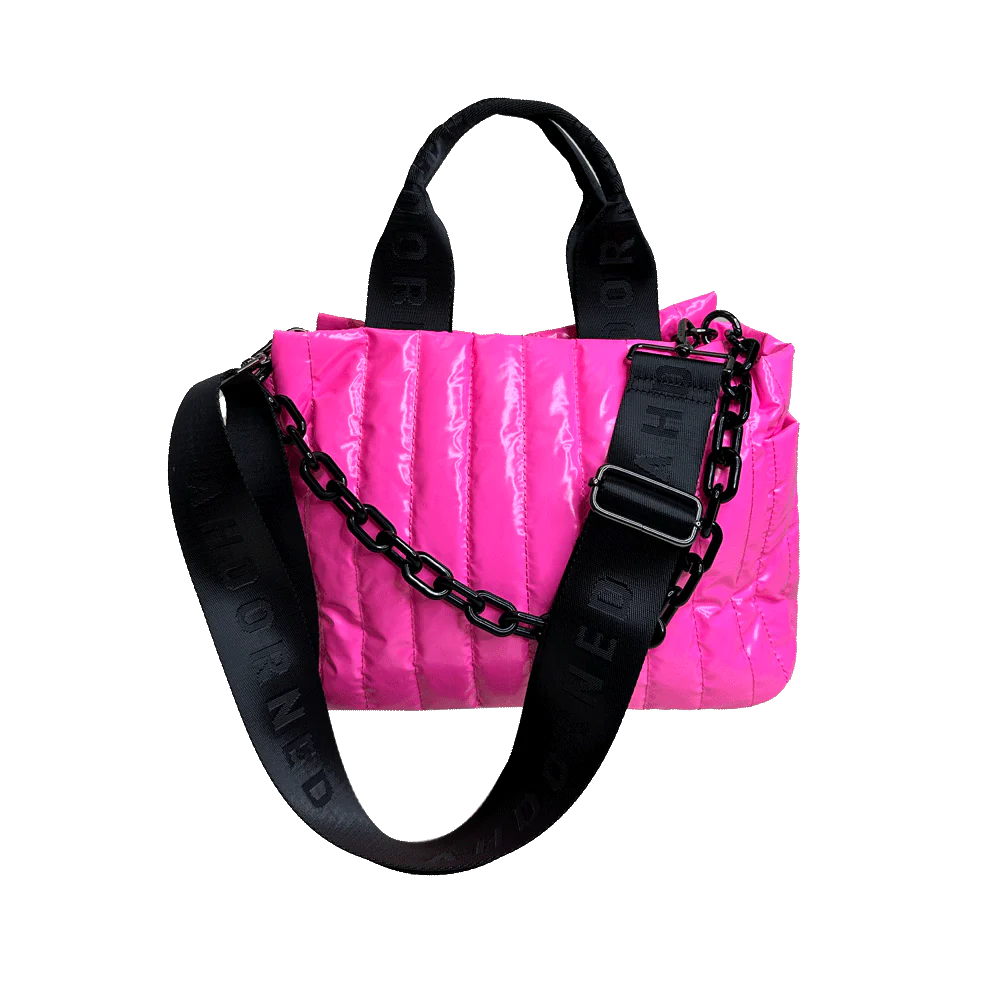 Rosie Liquid Quilted Nylon Tote