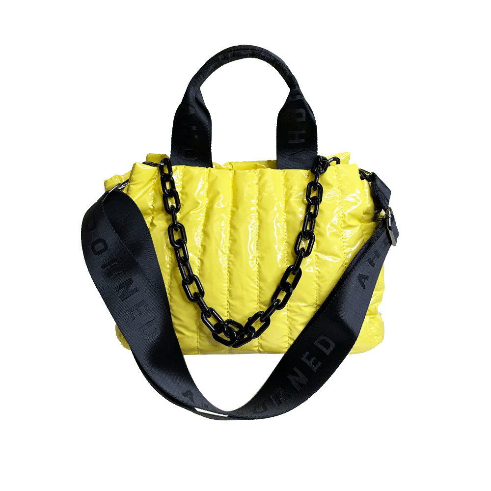 Rosie Liquid Quilted Nylon Tote