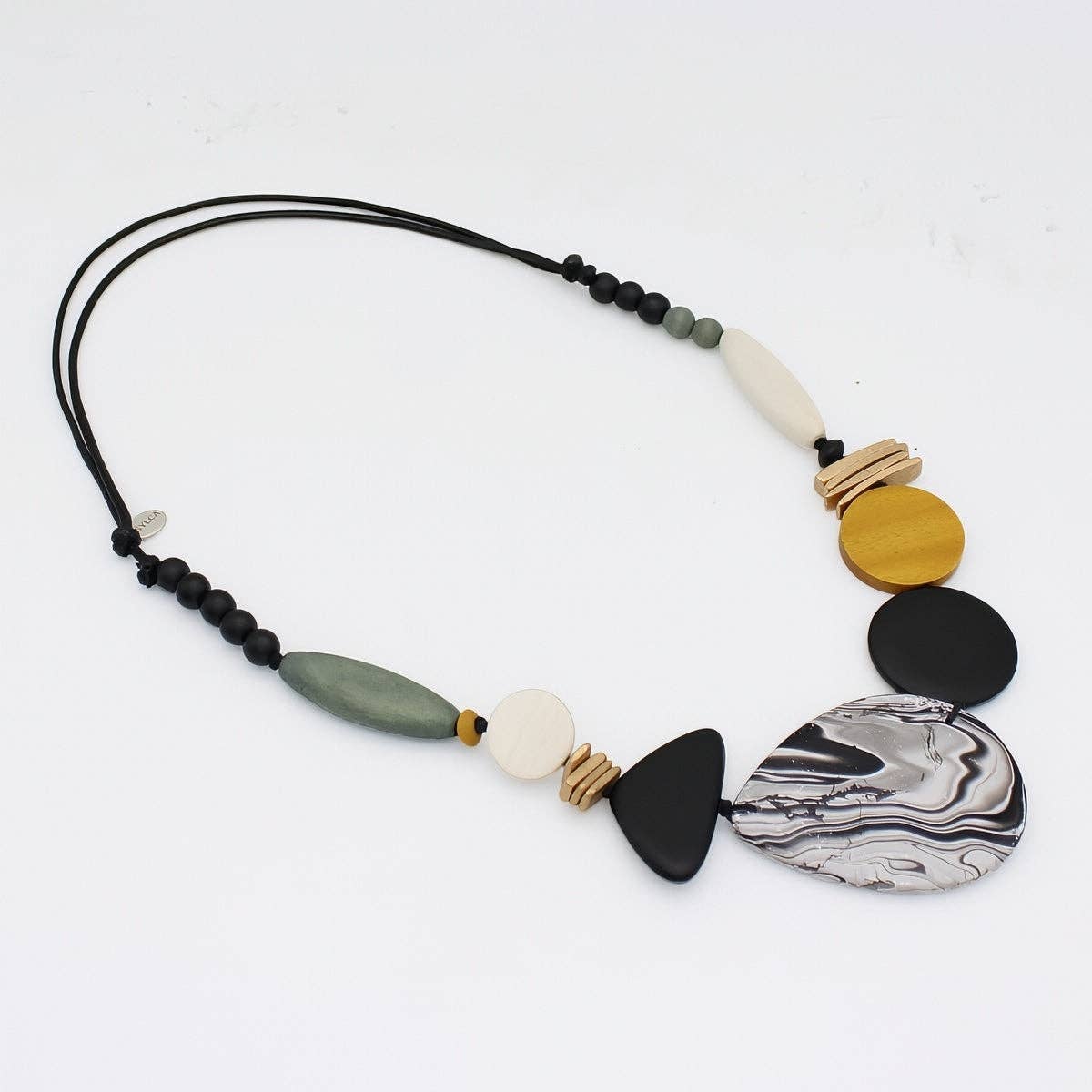 Dusk and Dawn Marble Necklace