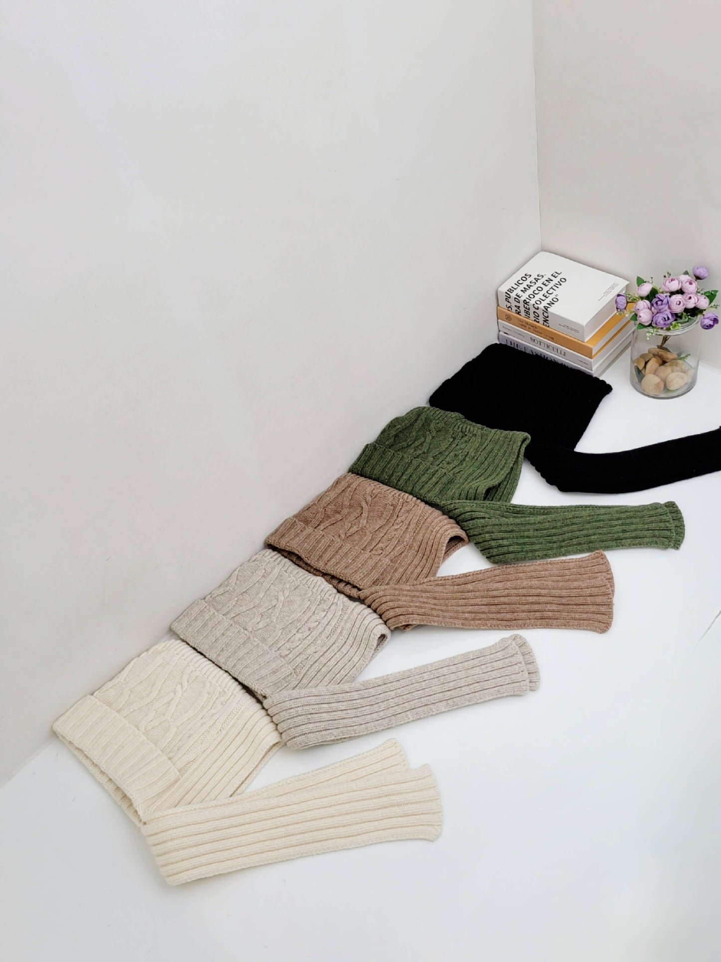 Chunky Knit Merino Wool Women's Hooded Balaclava