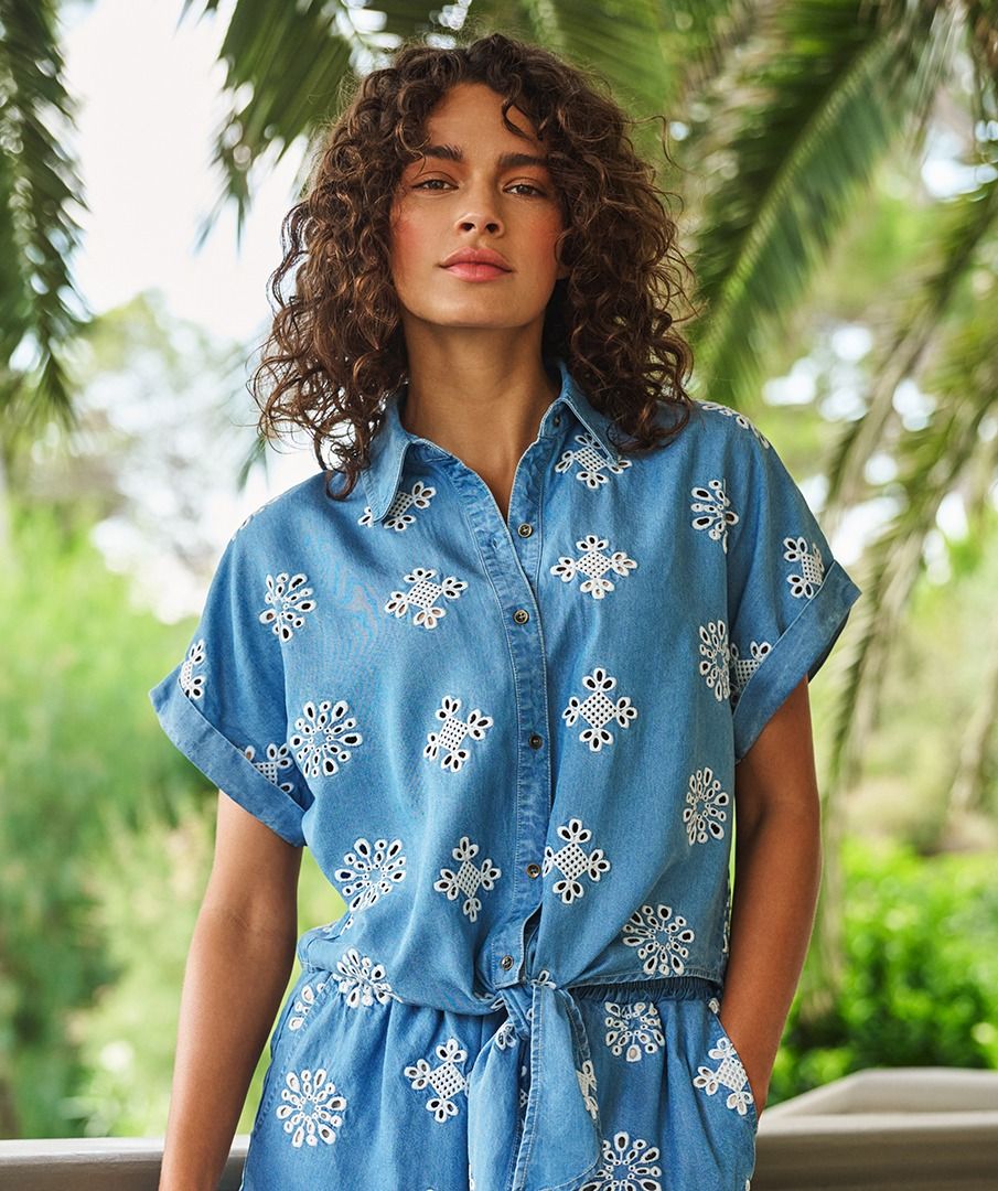 Blouse Knot Chambray