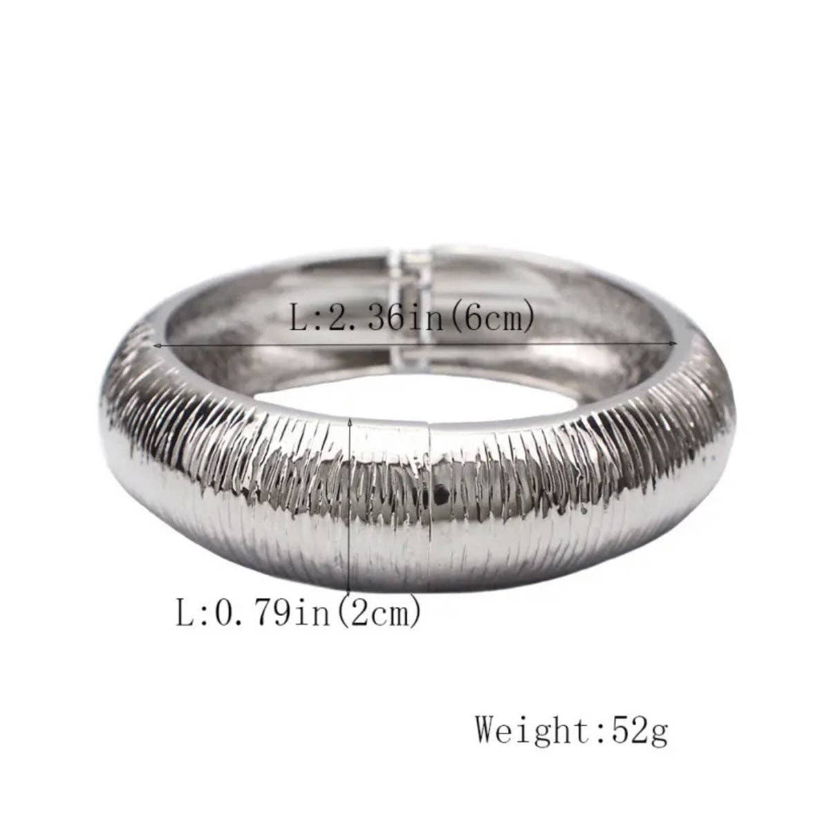 Stylish Chunky Wide Bangle Bracelet DP25F819