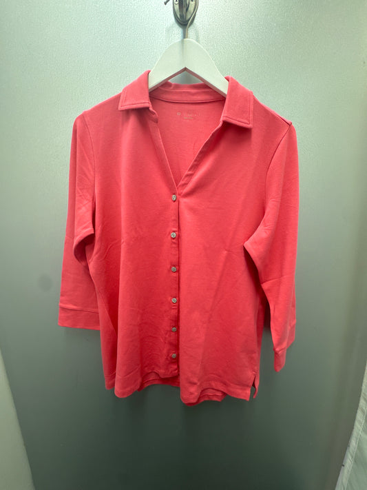 3/4 Sleeve Shirt Jacket