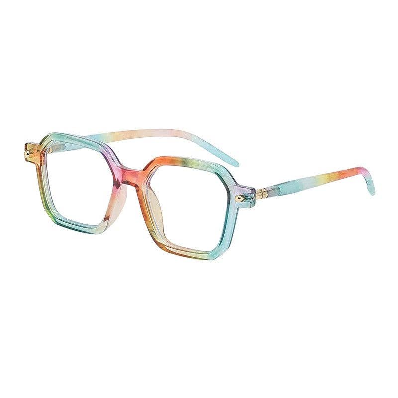 Fashion Square Frame Anti-Blue Light Sunglasses