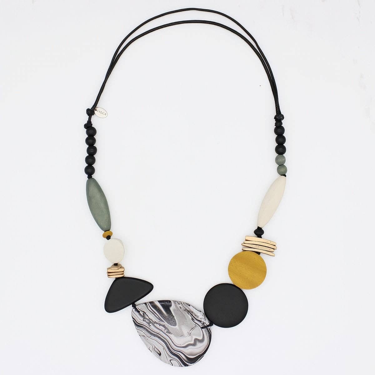 Dusk and Dawn Marble Necklace