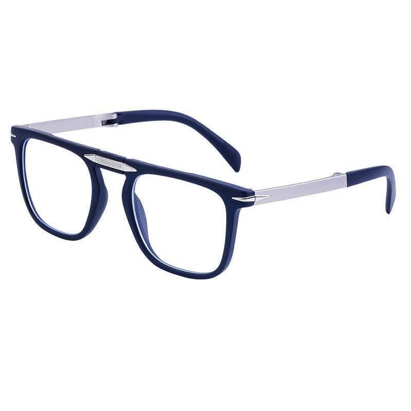 Retro Square Frame UV Protection Folding Sunglasses