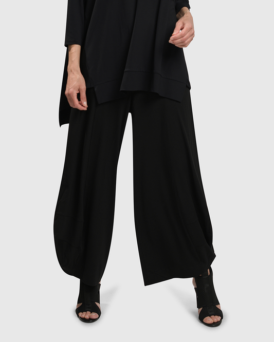Essential Punto Pants, Black