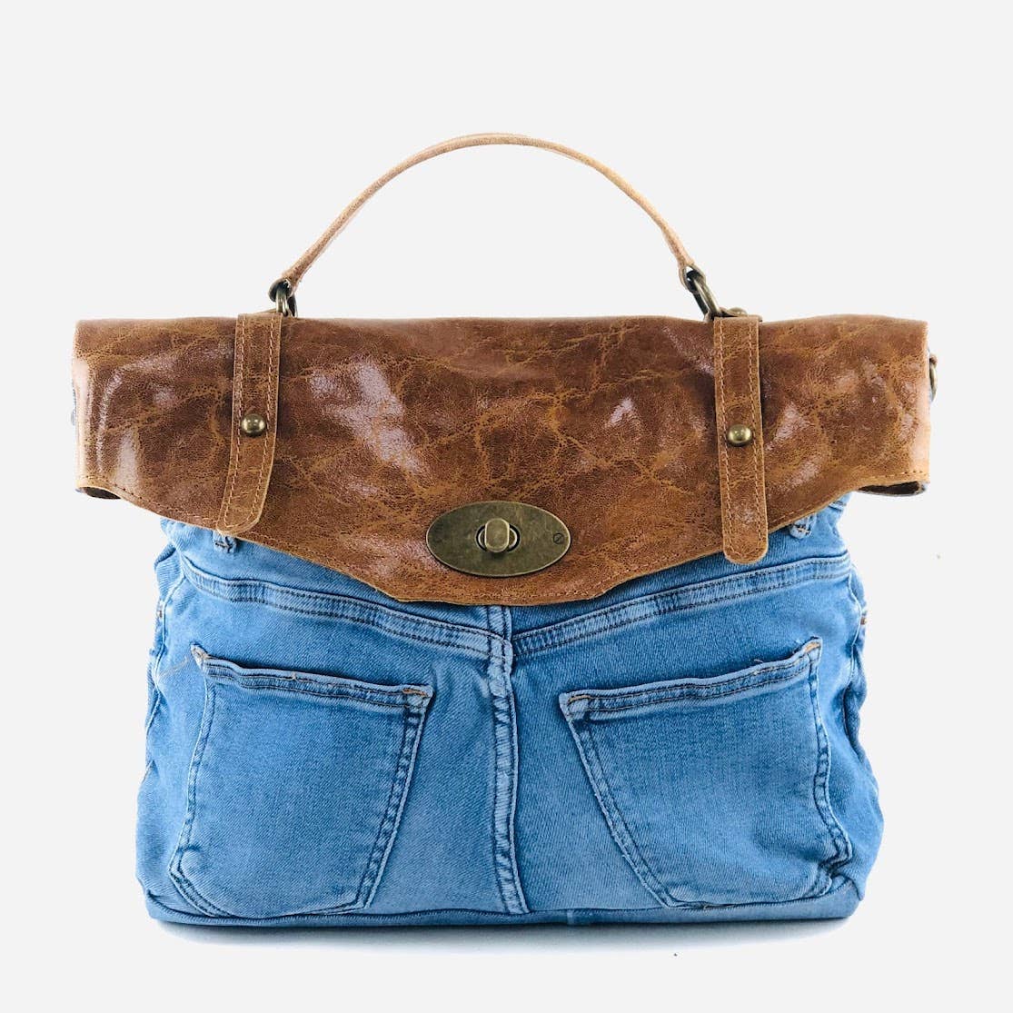 POSTINA LEONARDO VINTAGE DENIM PATTA SHINYLAMB COVER