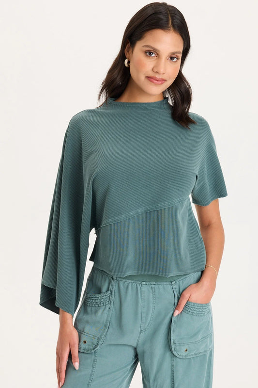 Gilchrist Asymmetrical Sleeve Top