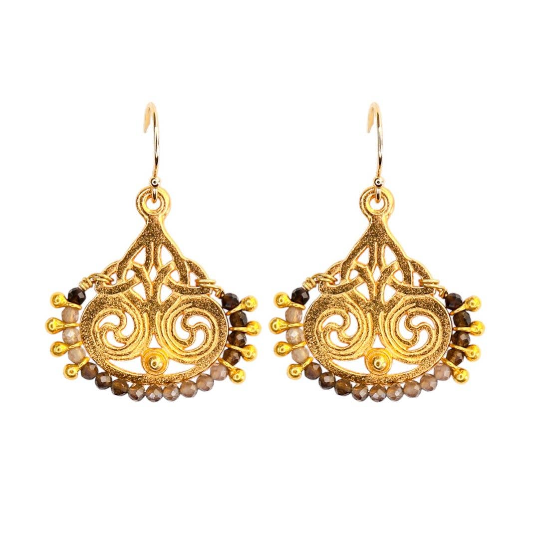 Deco Earrings in Turquoise