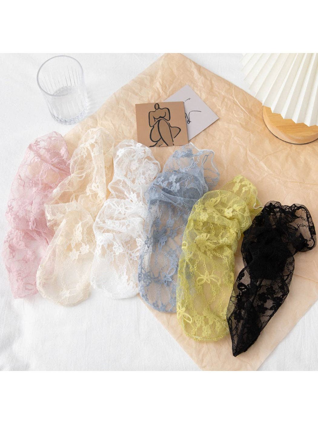 Rufia - Soft Lace Sheer Socks