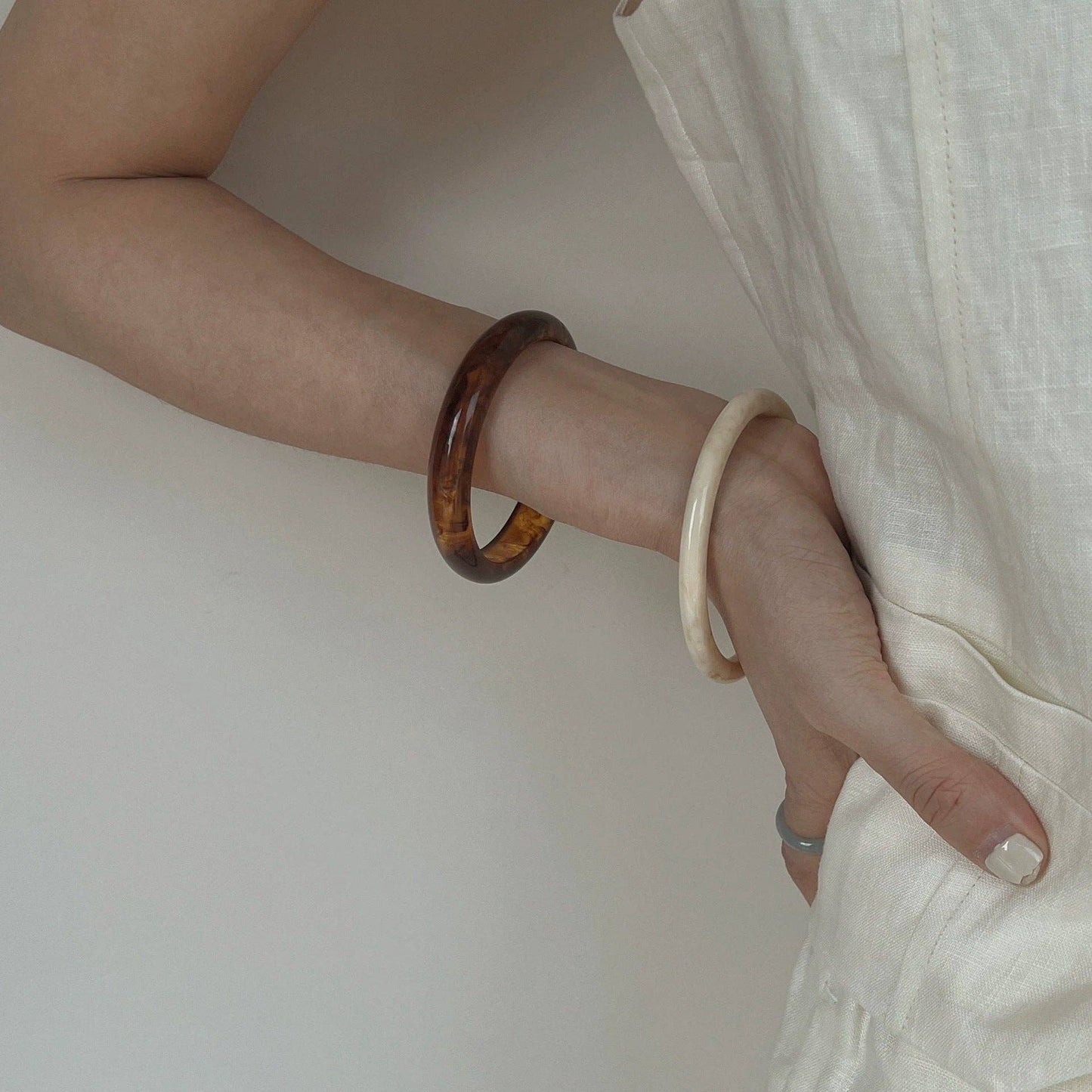 Colorful Irregular Single Acrylic Bracelets DP25B570