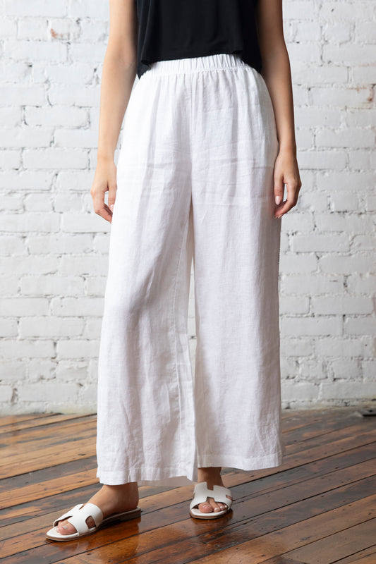 Linen Handsitch Ankle Pant