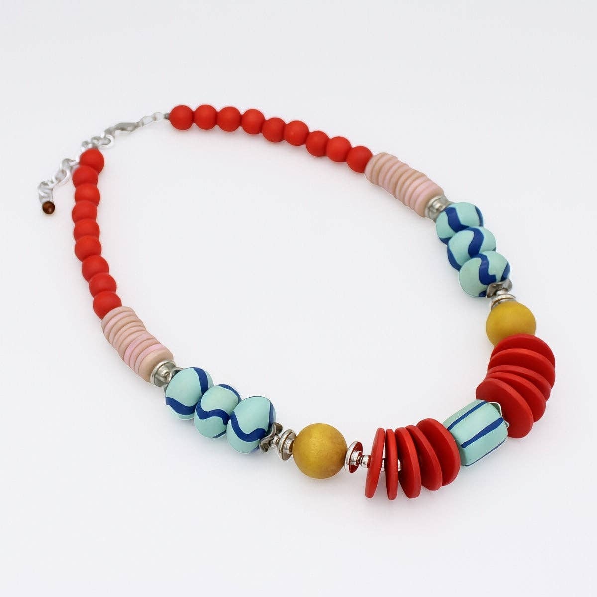 Vivid Multi Color Marcella Statement Necklace
