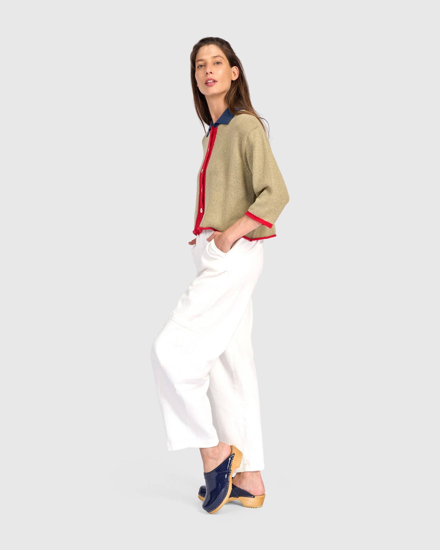 Coco Cardigan, Stone