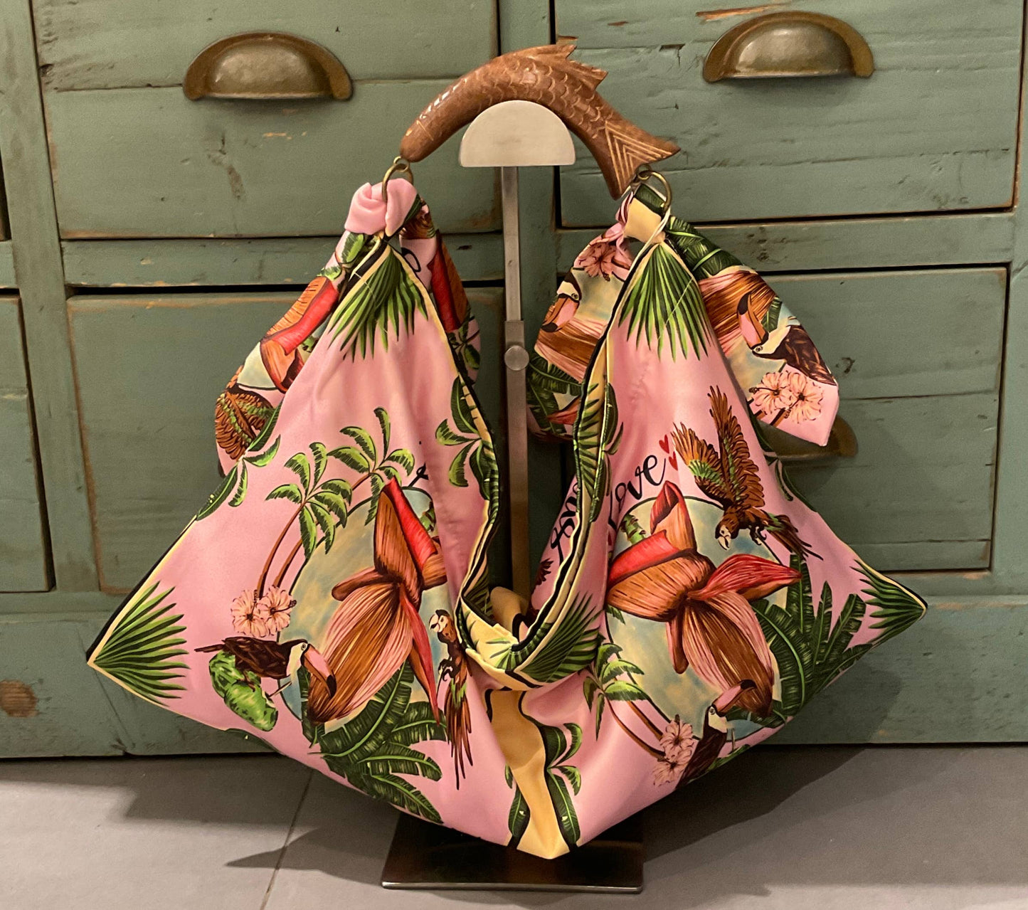 Small scarf bag 203822: Abricot