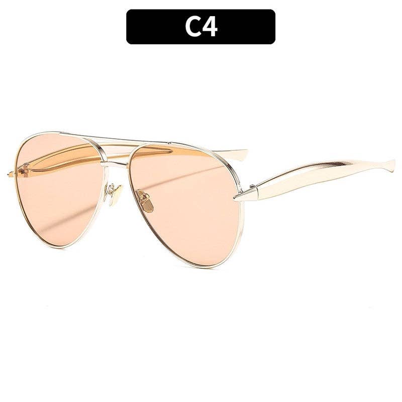 Metal Frame Sunglasses