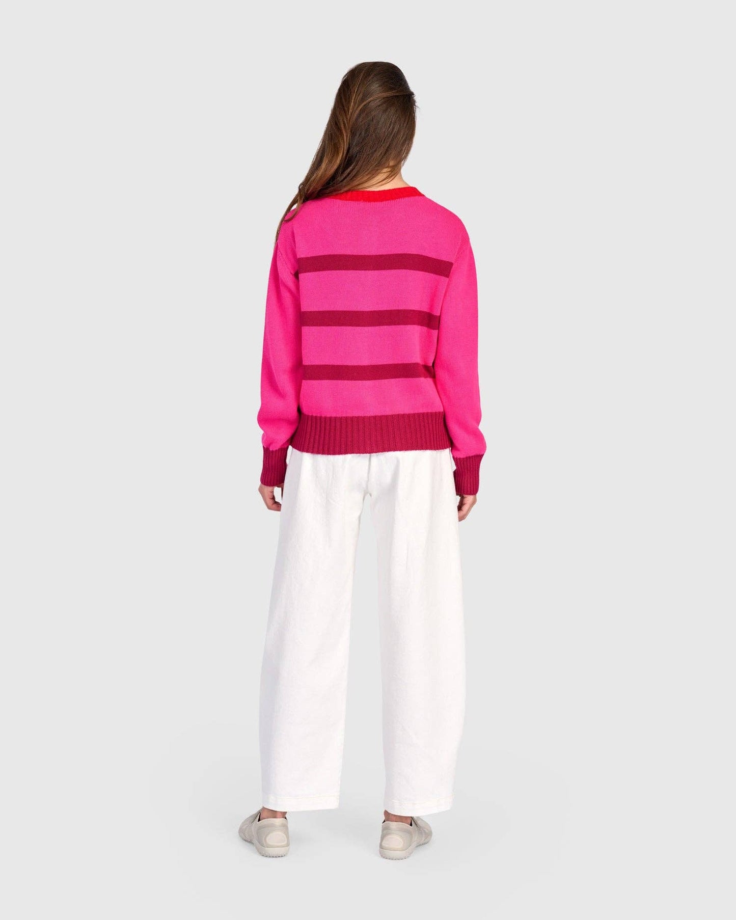 Cricket Cardigan, Fuchsia