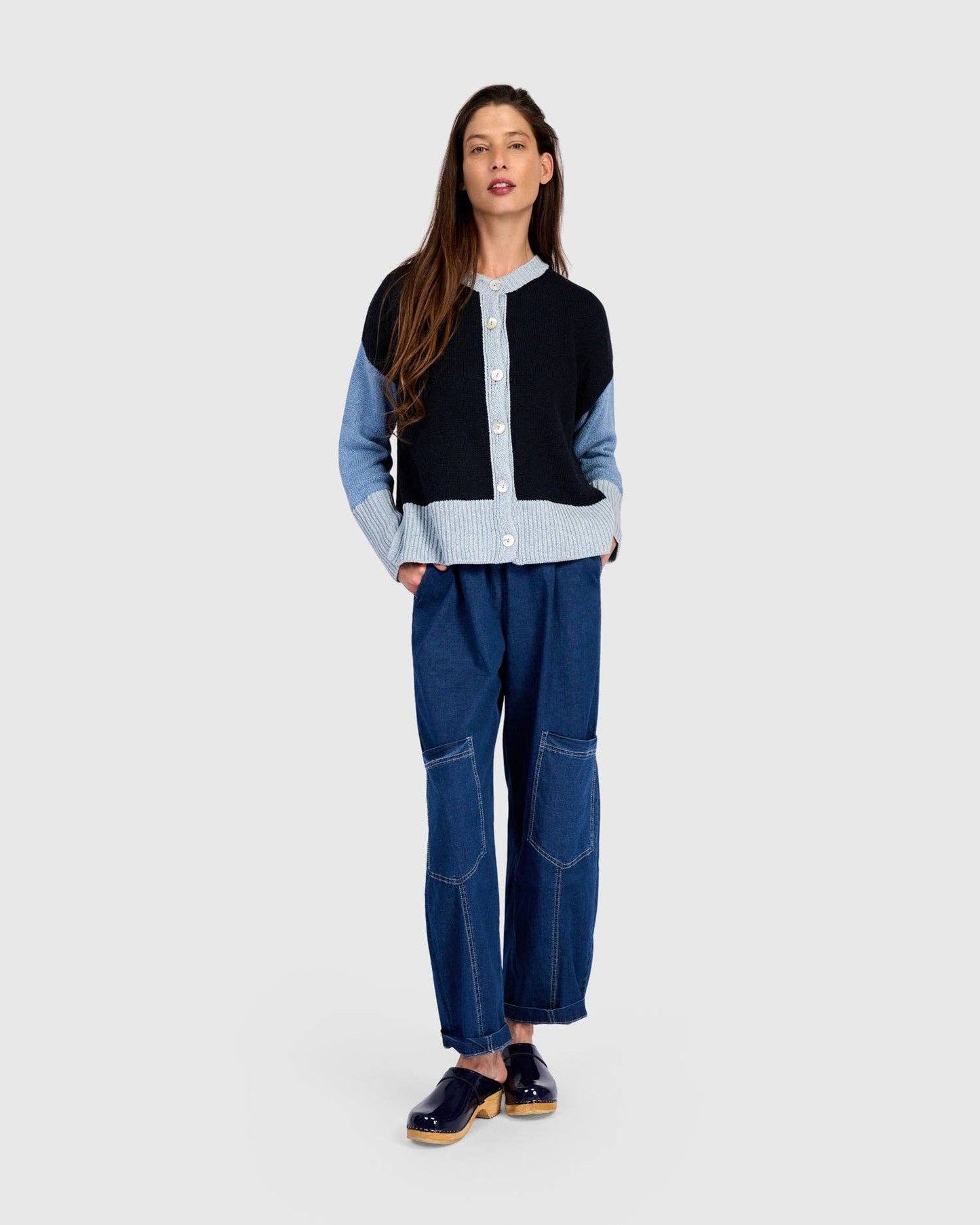 Marmalade Cardigan, Blue Mix