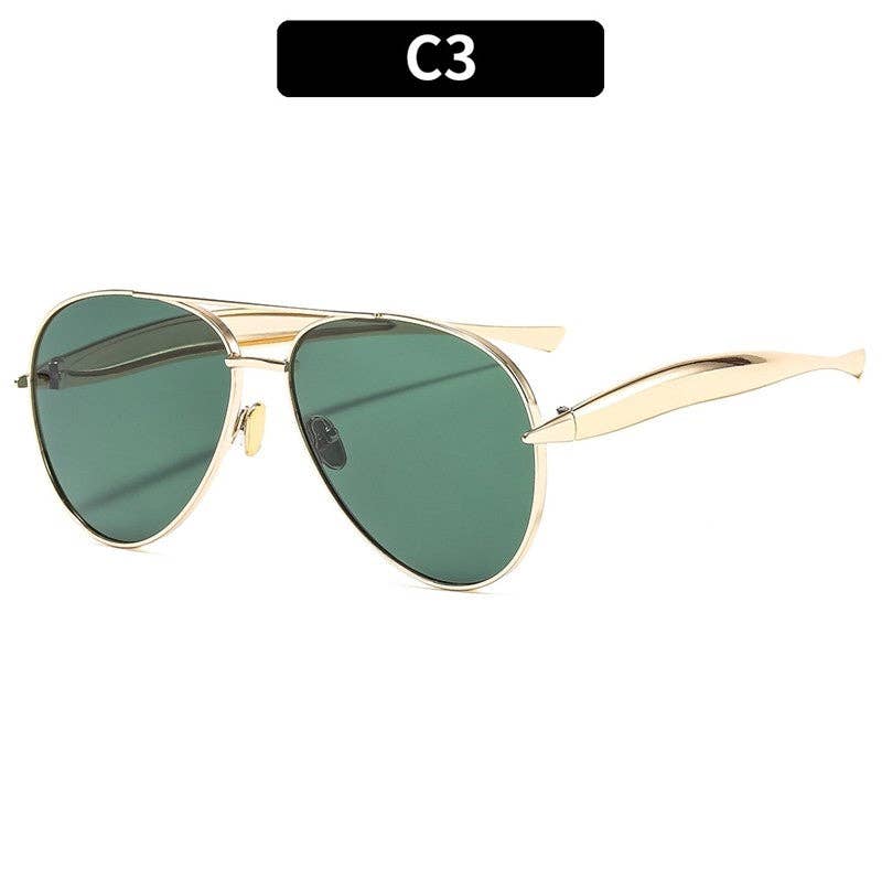 Metal Frame Sunglasses