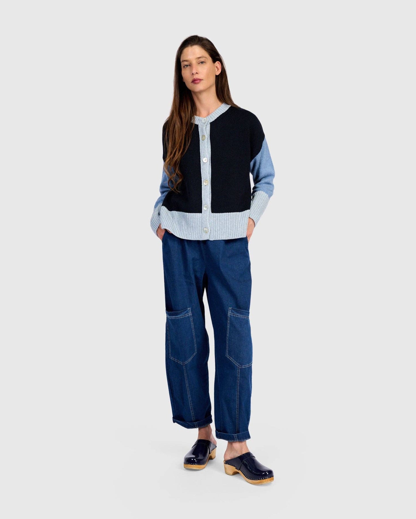 Marmalade Cardigan, Blue Mix