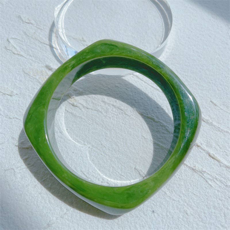Colorful Irregular Single Acrylic Bracelets DP25B570
