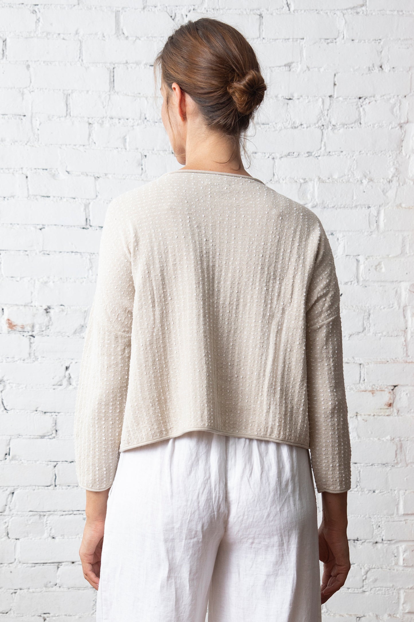 Textured Dots Pocket Top