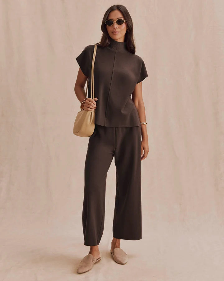Winslow Mock Neck Pullover in Java